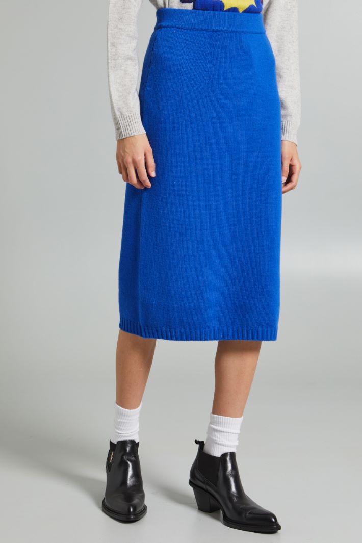 Straight knit skirt Intrend - 2