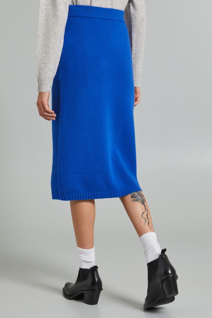 Straight knit skirt Intrend - 4