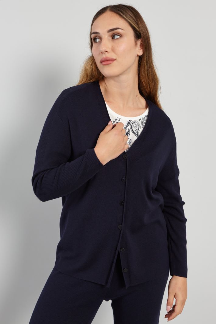 V-neck cardigan Intrend - 3