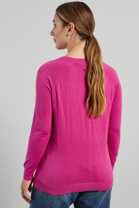 Maglia con maniche raglan