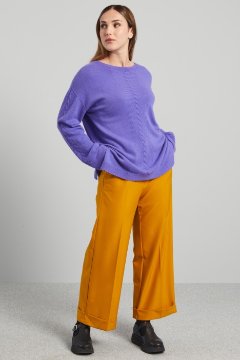 Cable-knit sweater Intrend