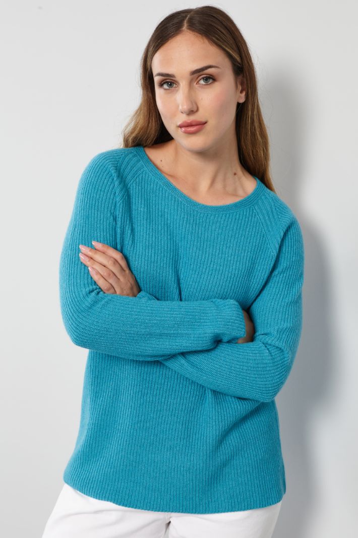 Ribbed sweater Intrend - 3