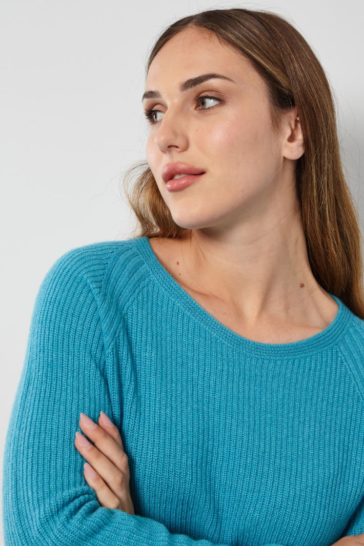 Ribbed sweater Intrend - 4