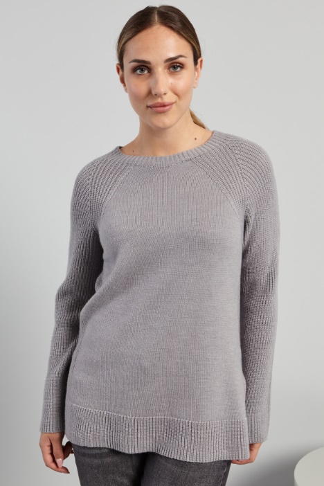 Maglia in lana con spacchetti