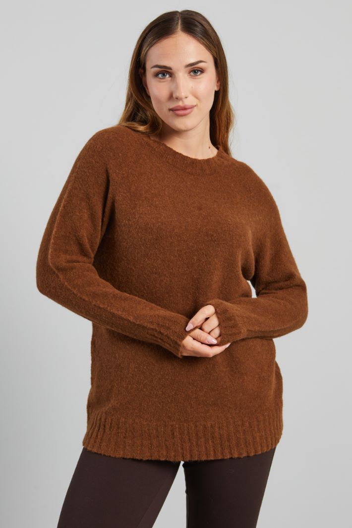 Brushed alpaca sweater Intrend - 3