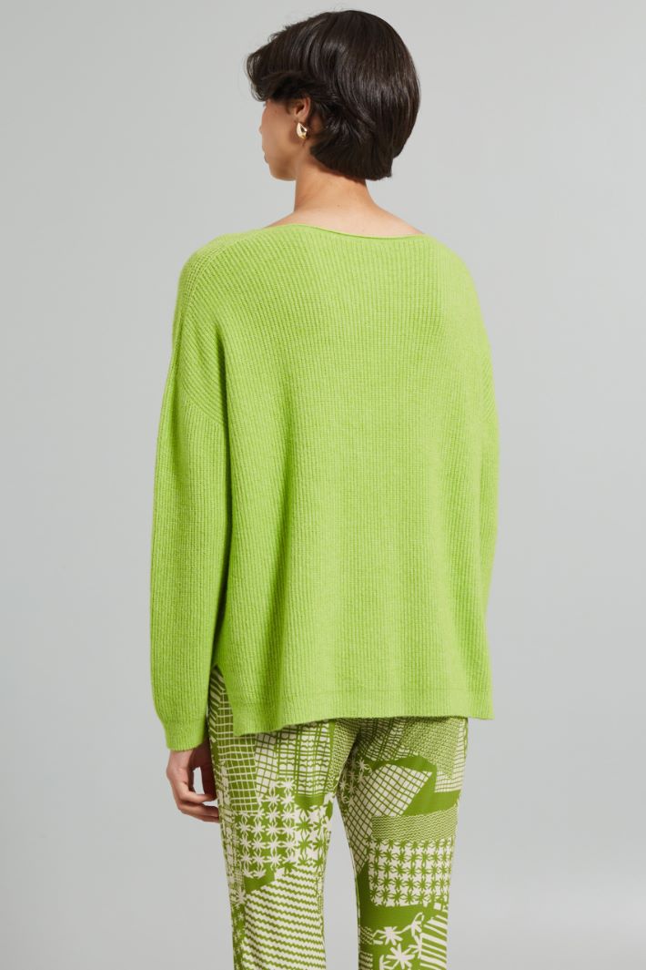 Loose fit sweater with slits Intrend - 2