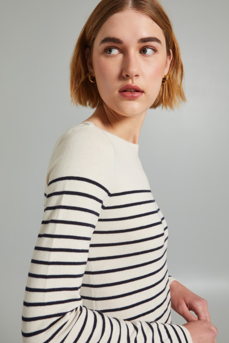 Maglia in seta e lana