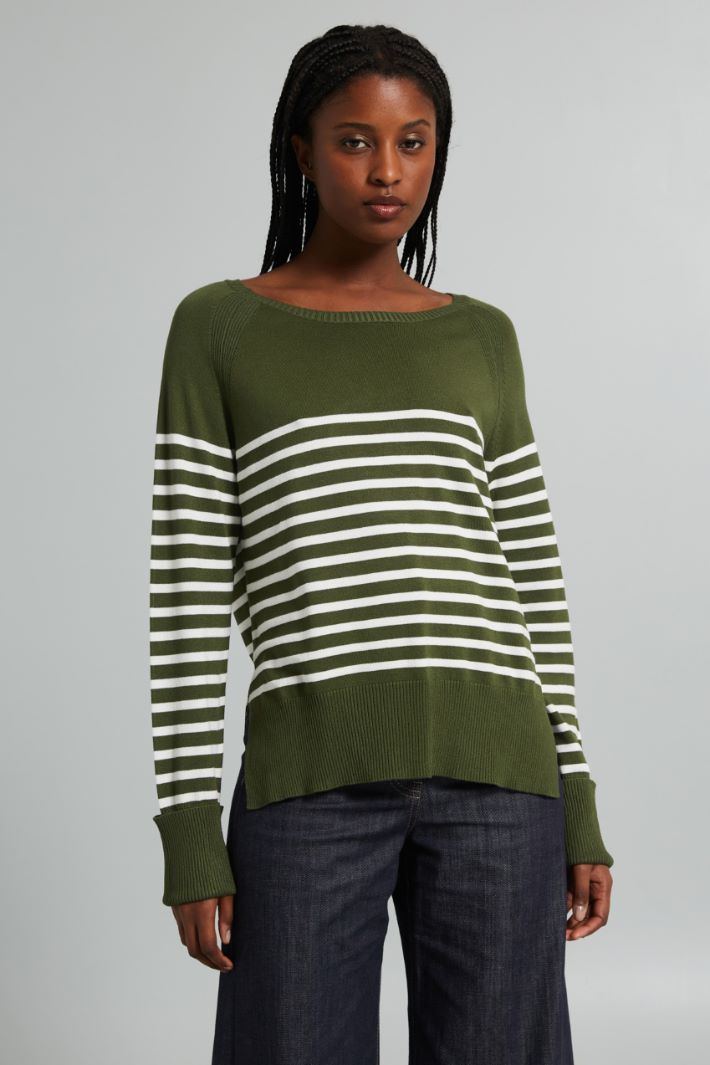 Sweater with turned-up cuff Intrend - 3