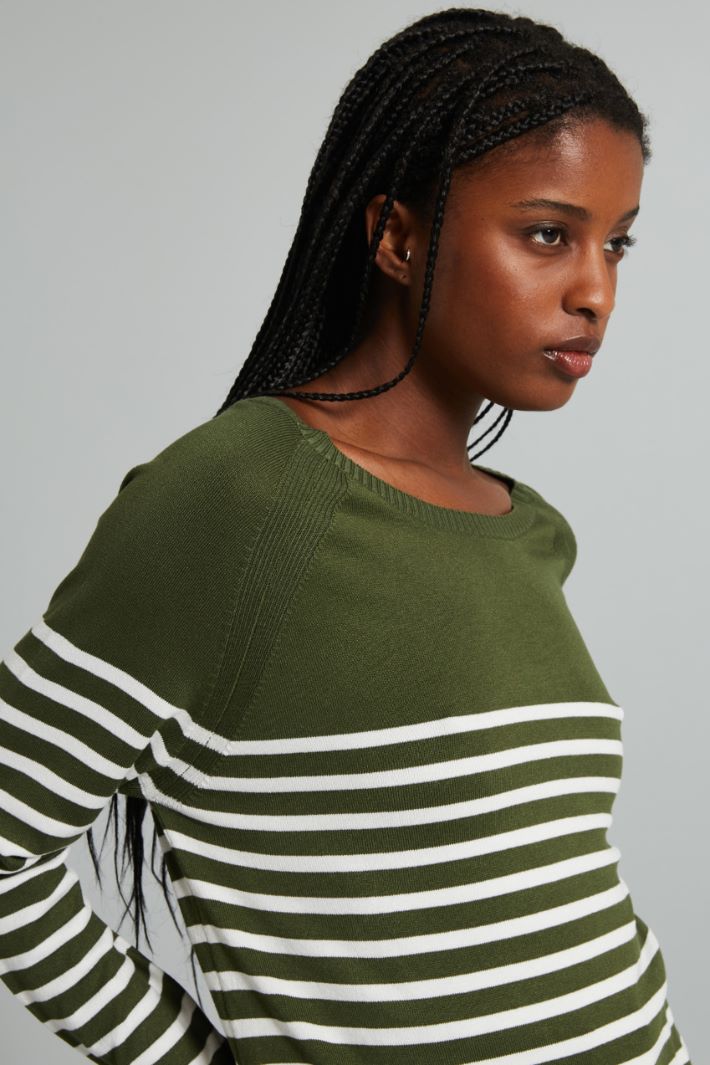 Sweater with turned-up cuff Intrend - 4