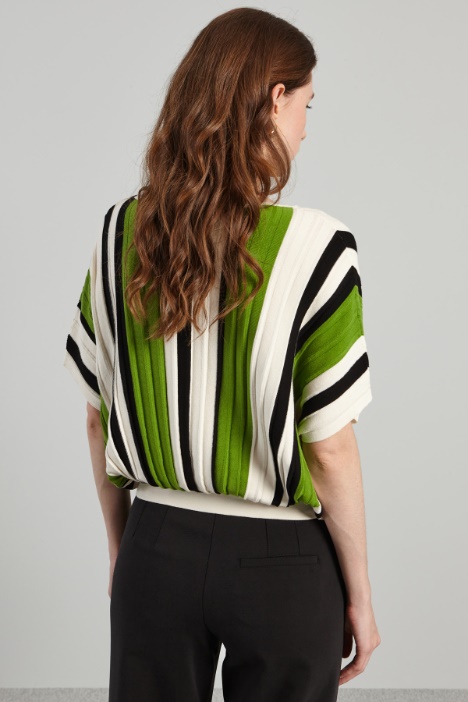 Maglia con maniche a kimono