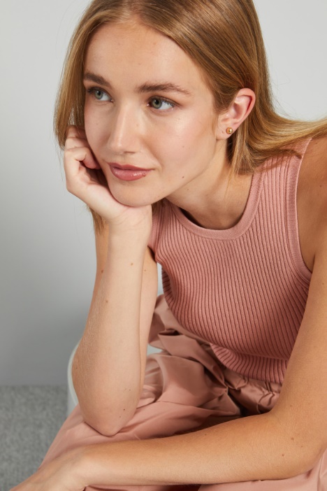 Canotta aderente a costine