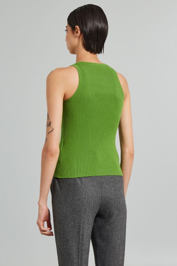 Fitted ribbed top Intrend - 2