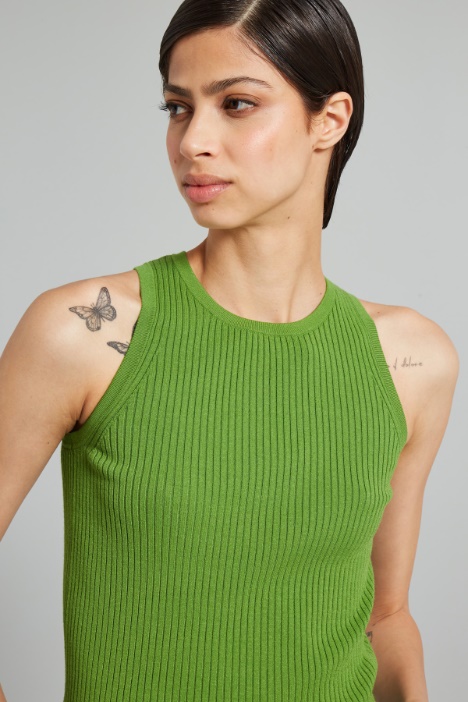 Canotta aderente a costine