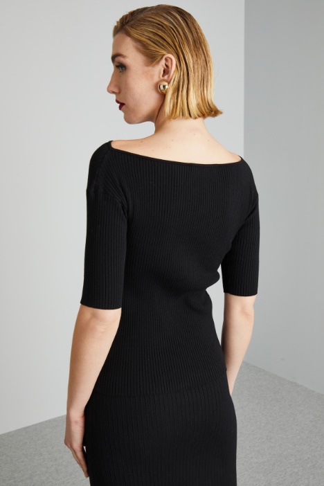 Maglia aderente a coste