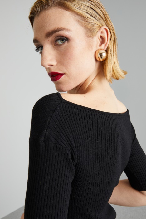 Maglia aderente a coste