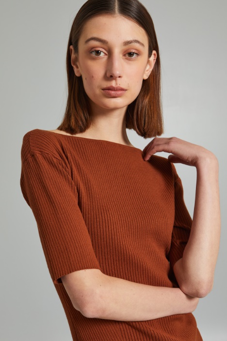 Maglia aderente a coste