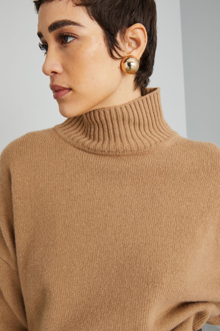 Oversized pure wool yarn sweater Intrend - 4