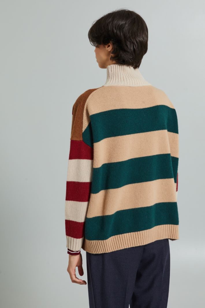 Oversized pure wool yarn sweater Intrend - 2