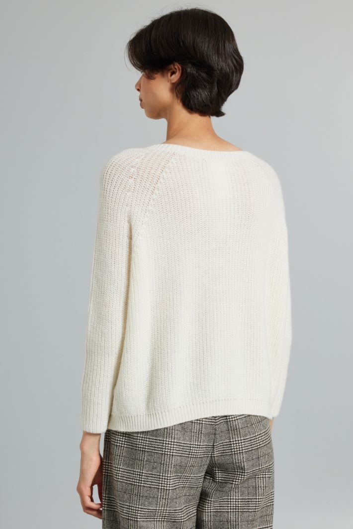 Maglia a coste in mohair Intrend - 2