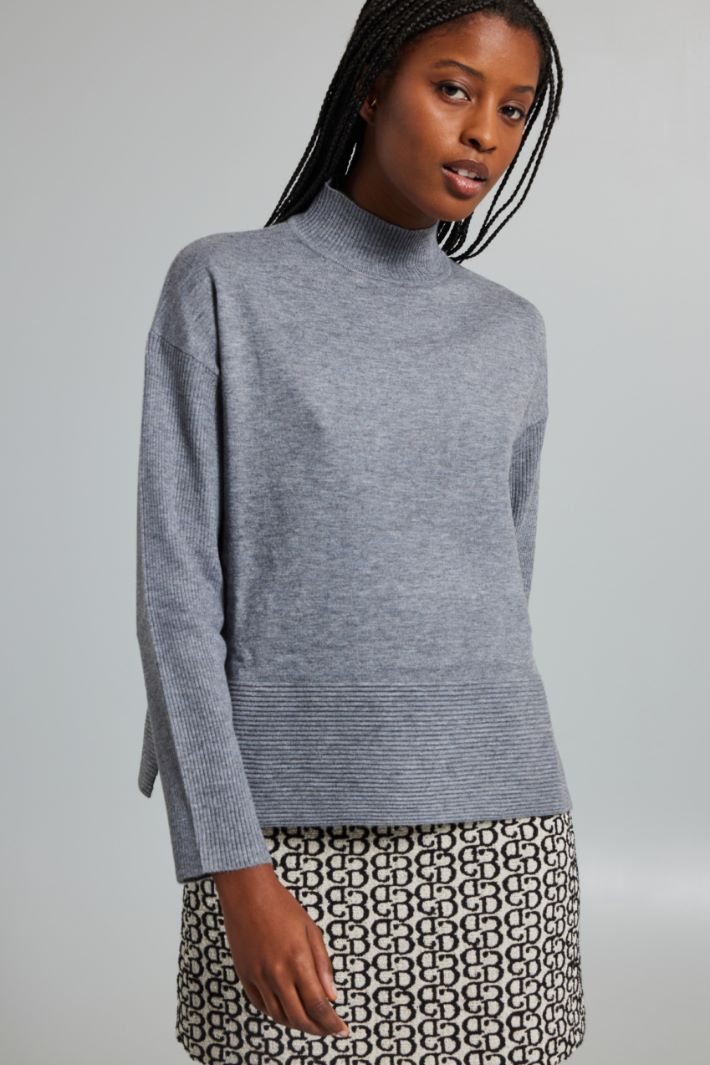 Ribbed sweater Intrend - 3