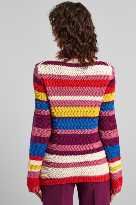 Maglia con collo montante