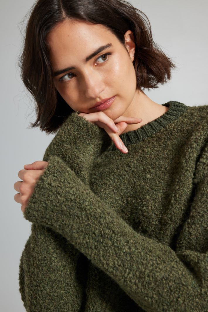 Bouclé sweater Intrend - 4