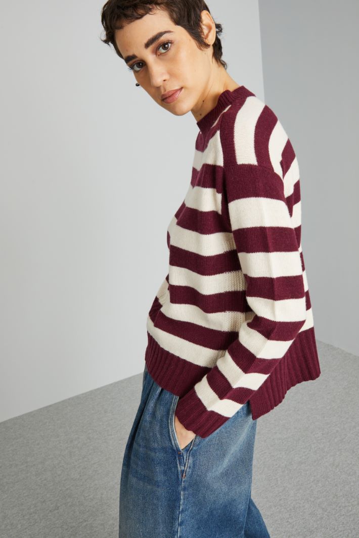 Cable-knit sweater Intrend - 4