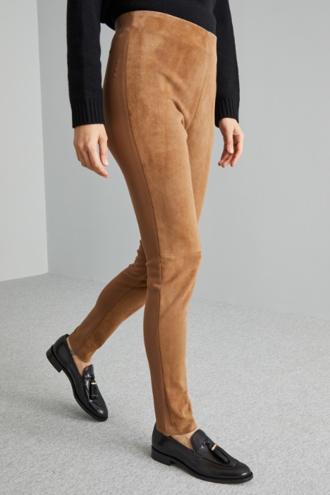 Pantaloni in pelle e jersey Intrend - 2