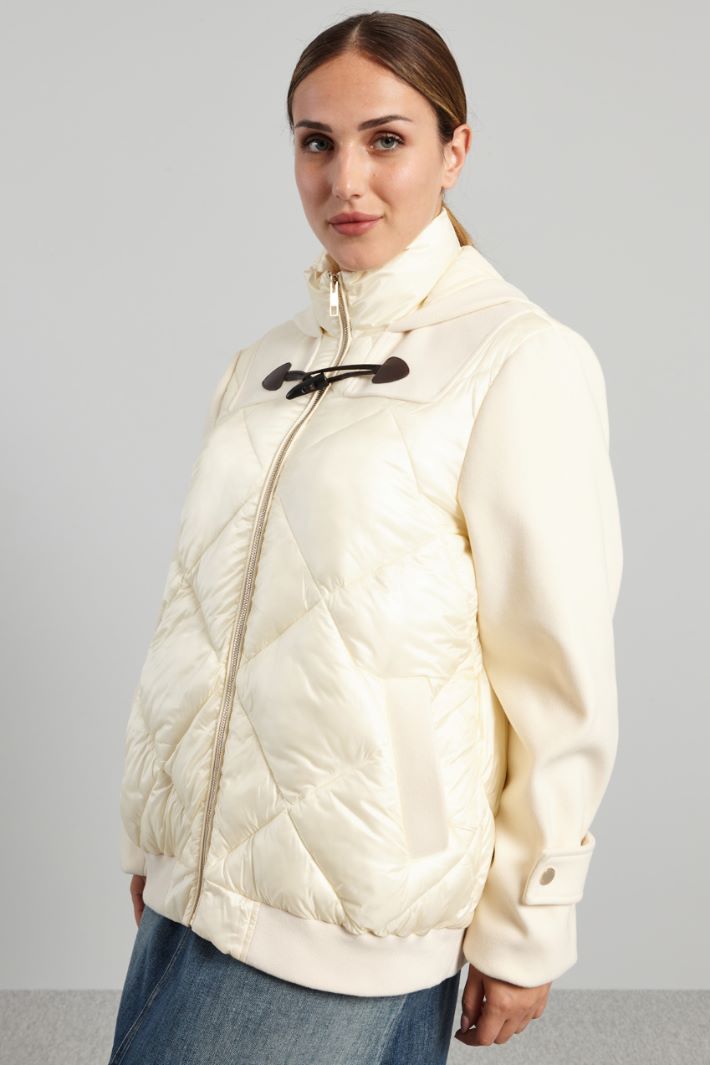 Padded jacket with cloth details Intrend - 3