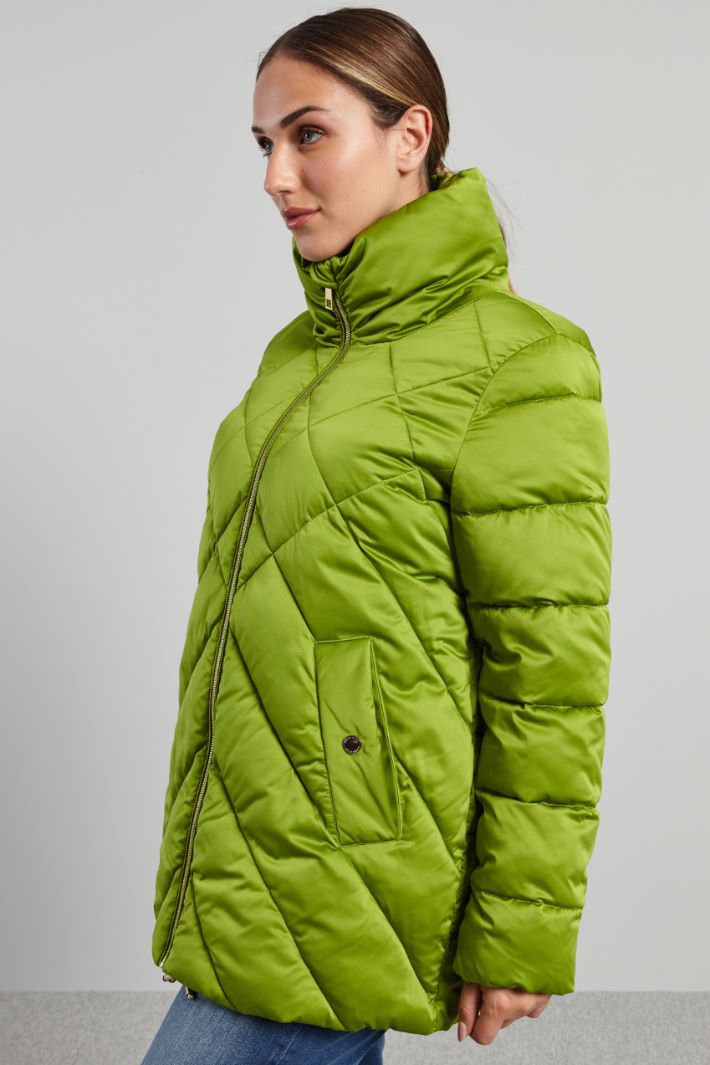 Padded jacket with high collar Intrend - 3