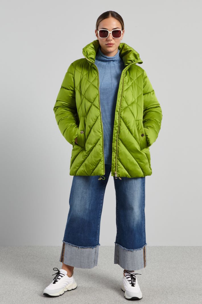 Padded jacket with high collar Intrend