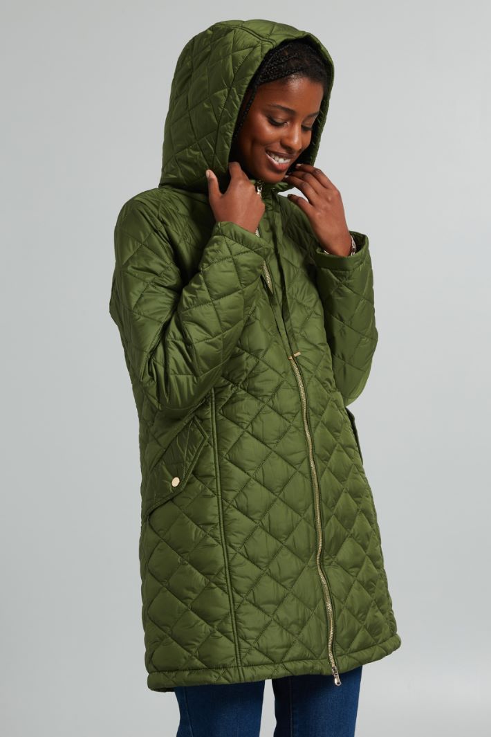 Quilted padded zip jacket Intrend - 3