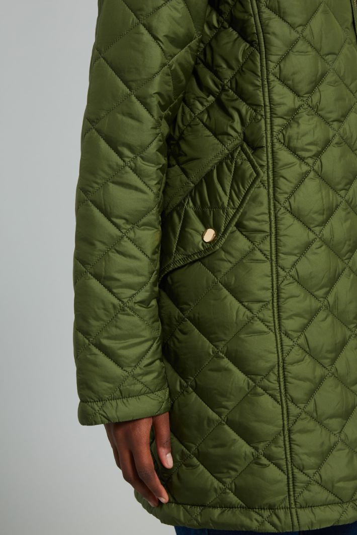 Quilted padded zip jacket Intrend - 4