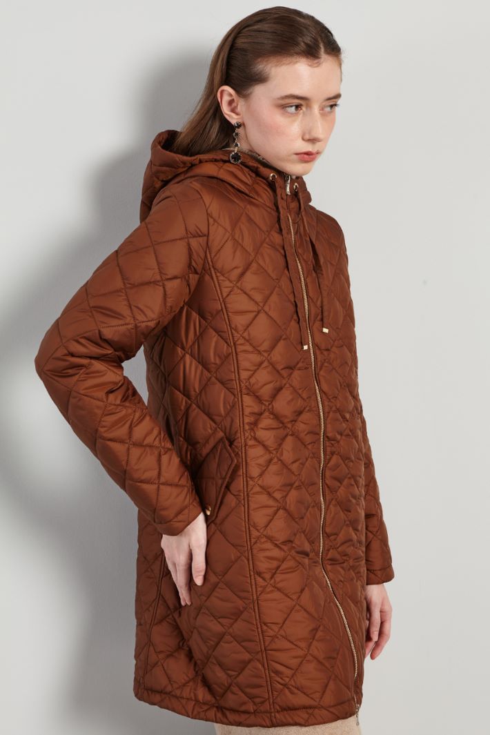 Quilted padded zip jacket Intrend - 3