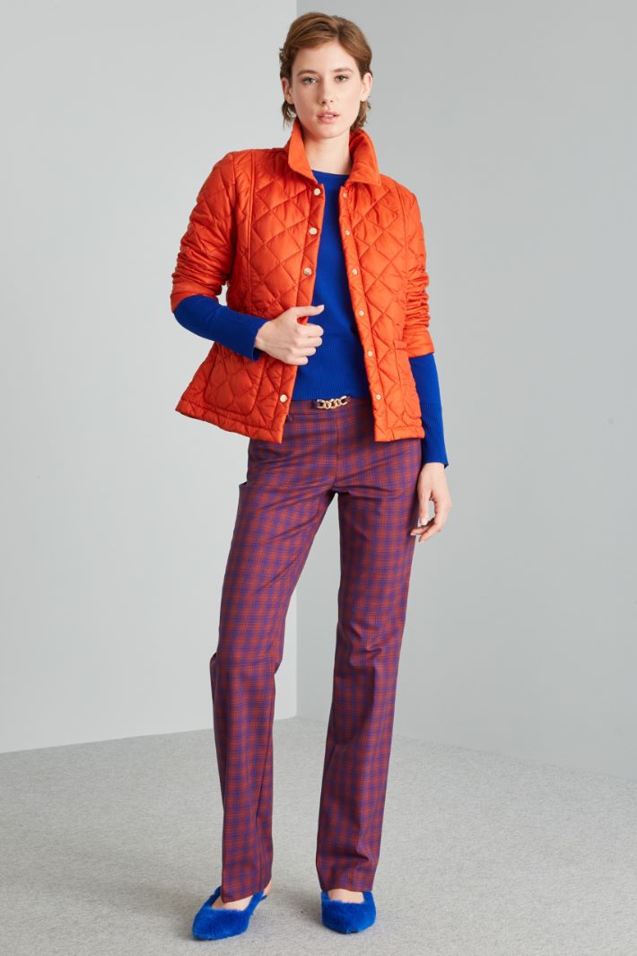 Quilted and padded shirt-style jacket Intrend