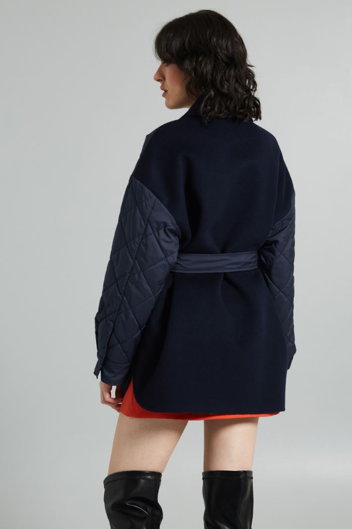 Quilted jacket with cloth details Intrend - 2