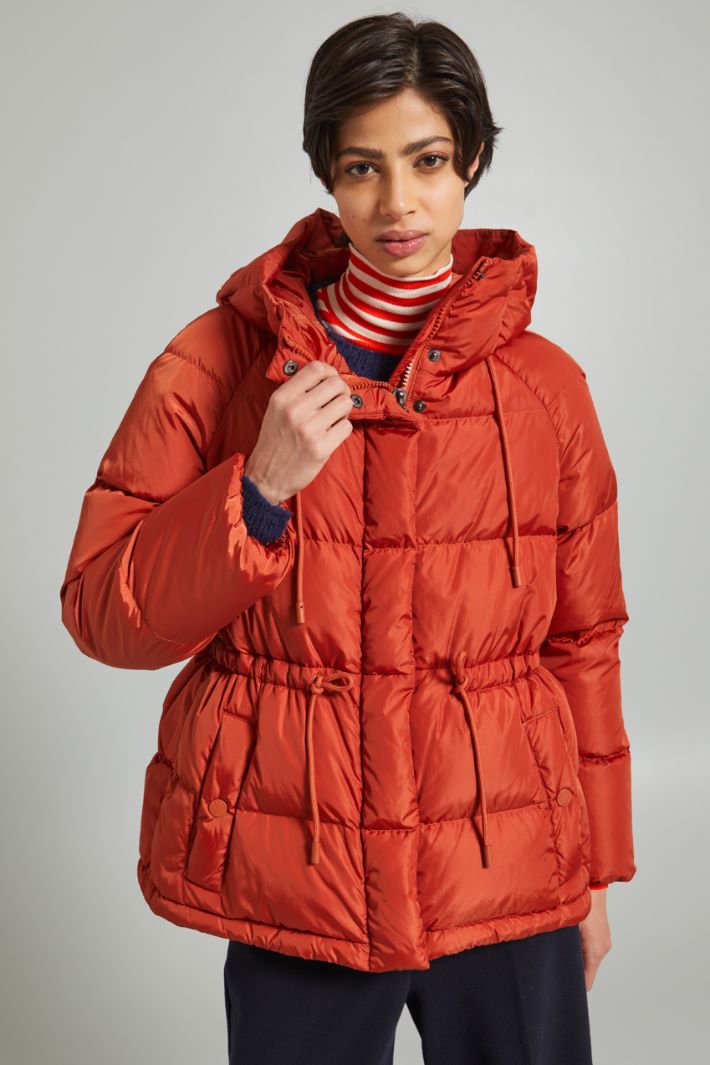 Taffeta down jacket with drawstring Intrend - 3