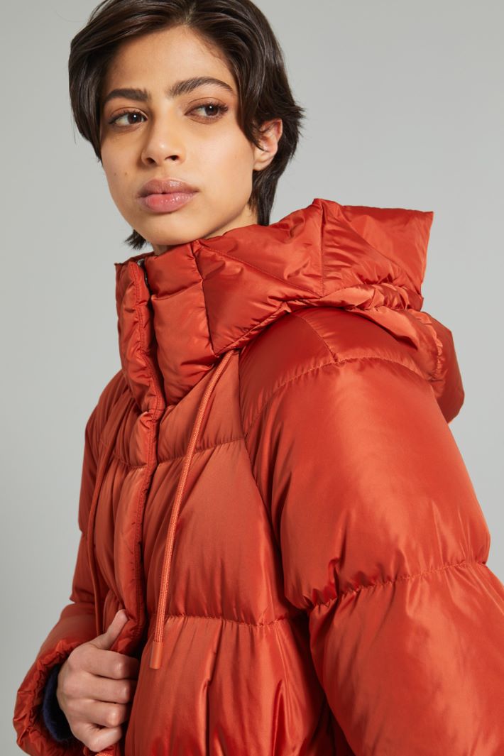 Taffeta down jacket with drawstring Intrend - 4