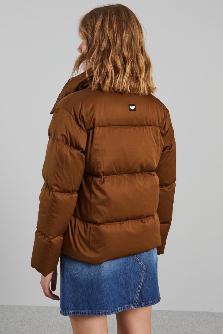 Water-repellent satin down jacket Intrend - 2