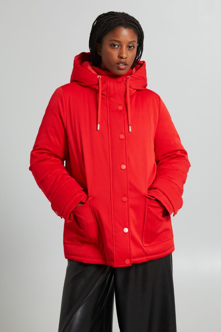 Anorak rojo mujer best sale