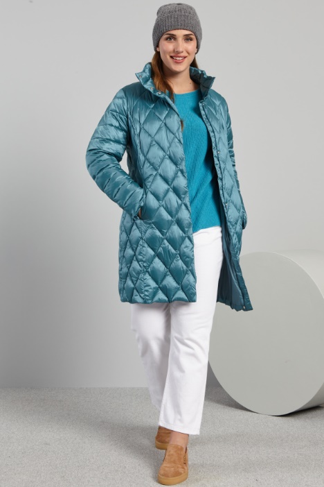 High collar padded jacket Intrend