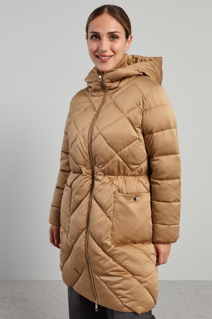 Long hooded padded jacket  Intrend - 3