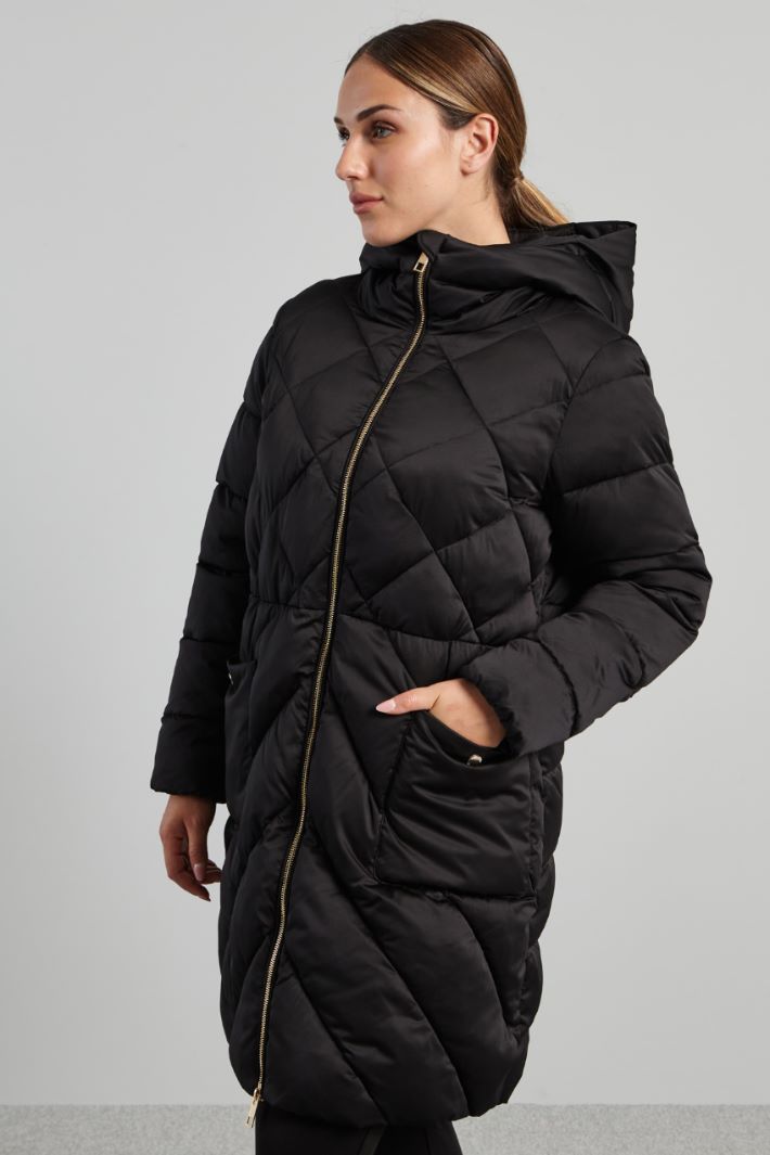 Long hooded padded jacket  Intrend - 3