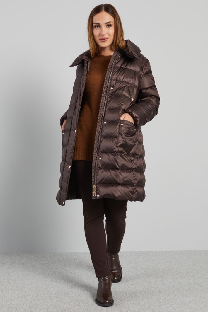 High neck down jacket Intrend