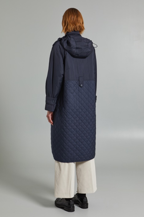 Imbottito lungo con cintura