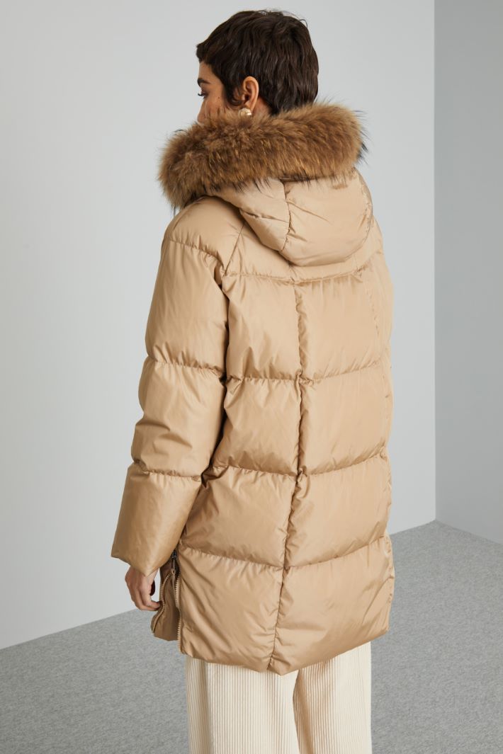 Fur-trimmed down jacket Intrend - 2