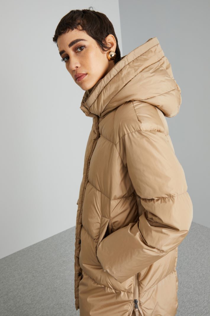 Fur-trimmed down jacket Intrend - 4