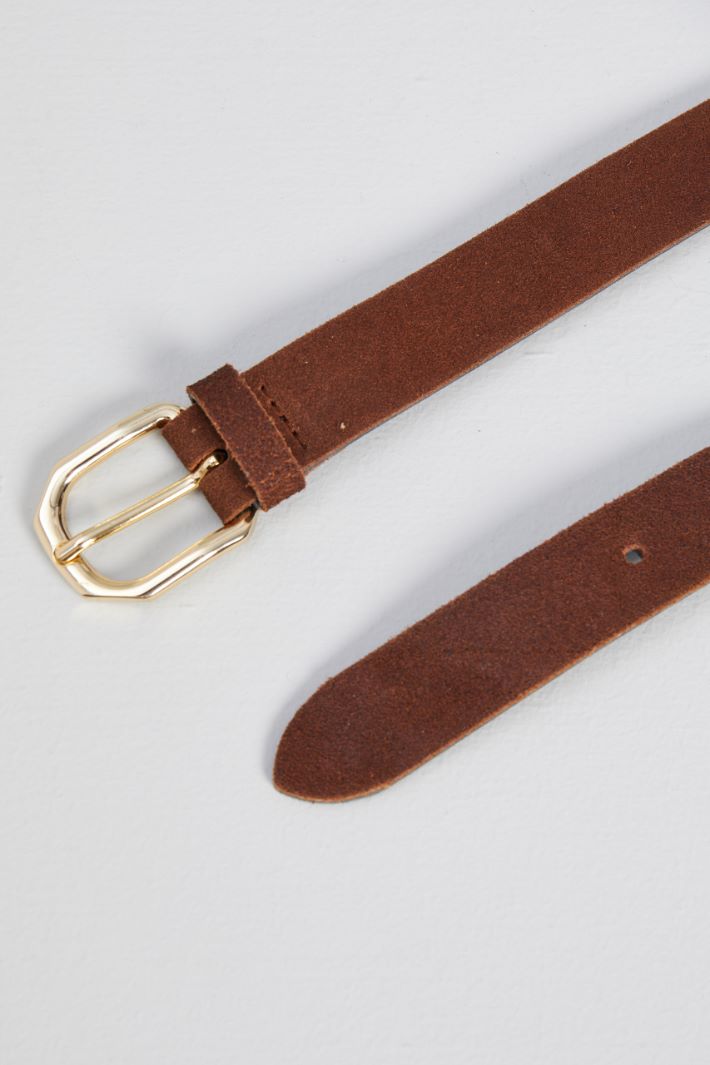 Belt with hexagonal buckle Intrend - 2