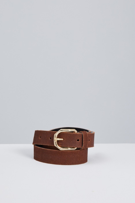 Belt with hexagonal buckle Intrend