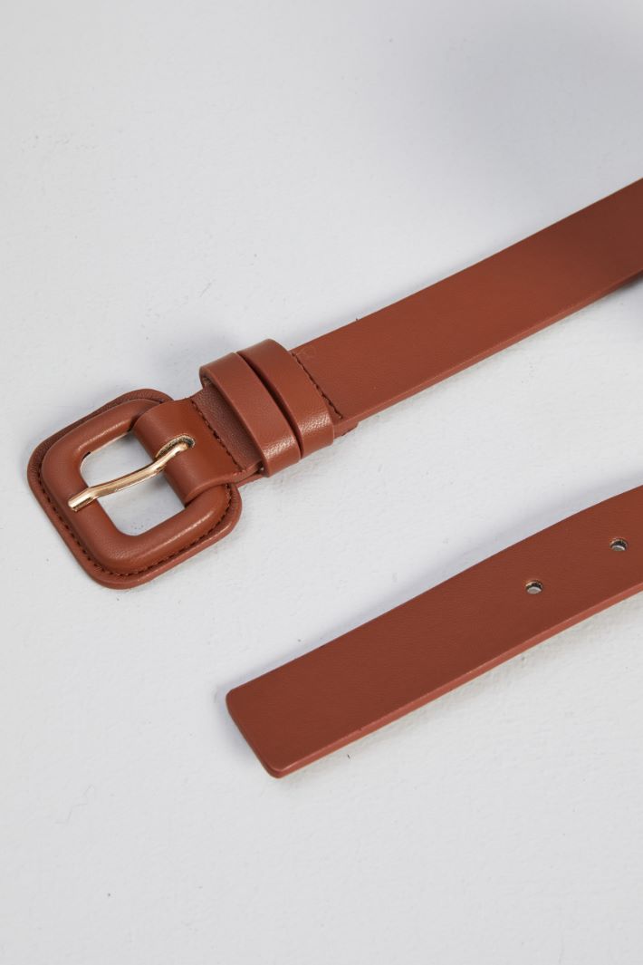 Belt with covered buckle Intrend - 2